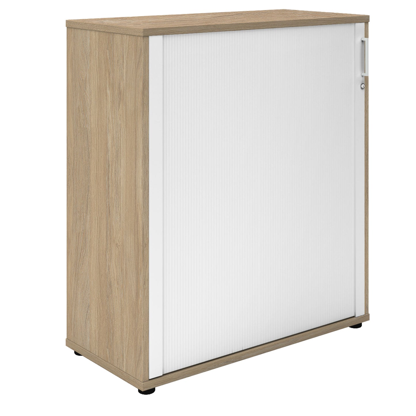 UNI Querroll store cabinet | 3 Oh, 1000 x 1143 mm, amber oak / white