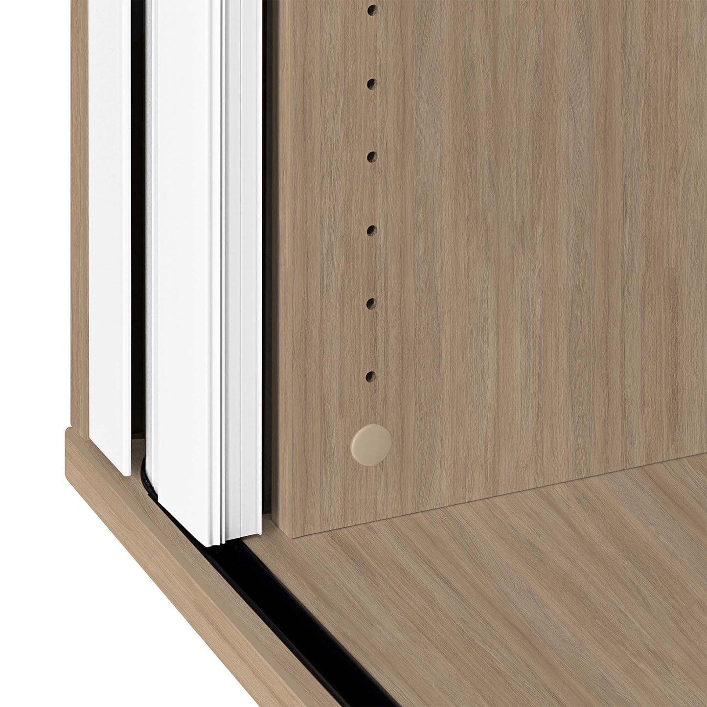 UNI Querroll store cabinet | 3 Oh, 1000 x 1143 mm, amber oak / white
