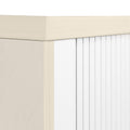 UNI Armoire à rideau transversal | 3 OH, 1000 x 1143 mm, érable / blanc - 11 Thumbnail Image