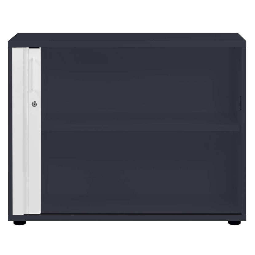 UNI Querroll store cabinet | 2 Oh, 1000 x 777 mm, anthracite / white