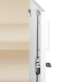 UNI Armadio combinato | 5 OH, 800 x 1897 mm, acero / bianco - 3 Thumbnail Image