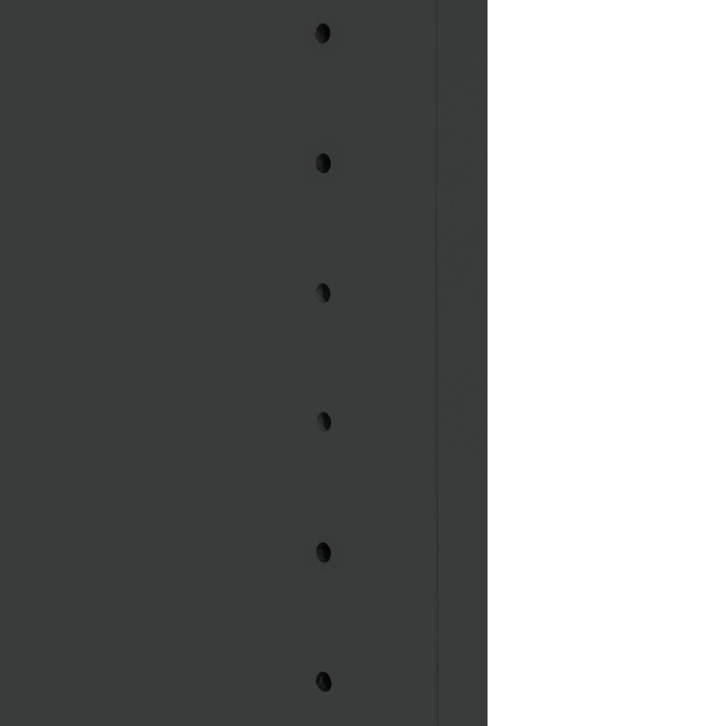 UNI Kombischrank | 5 OH, 800 x 1897 mm, Anthrazit / Weiß