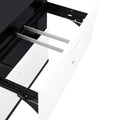 UNI Armoire combinée avec classeur suspendu | 5 OH, 800 x 1897 mm, anthracite / blanc - 3 Thumbnail Image