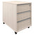 NOVA roll container | 3 drawers, 600 mm deep, maple