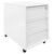 NOVA Roll container | 3 drawers, 600 mm deep, white