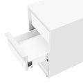 NOVA Rollcontainer | 3 Schubladen, 600 mm tief, extra schmal, Weiß - 3 Thumbnail Image