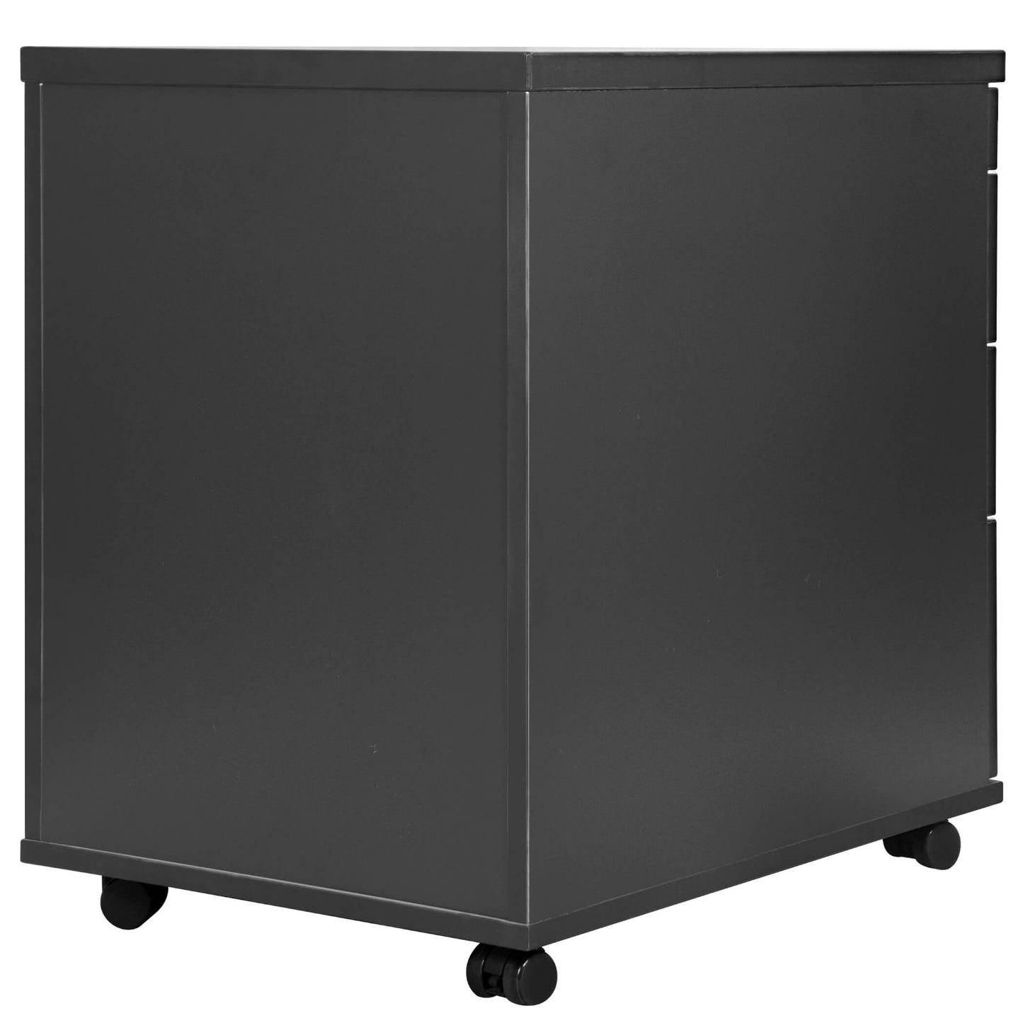 OPTIMA Conteneur en rouleau | 3 tiroirs + 1 petites pièces, 600 mm de profondeur, anthracite