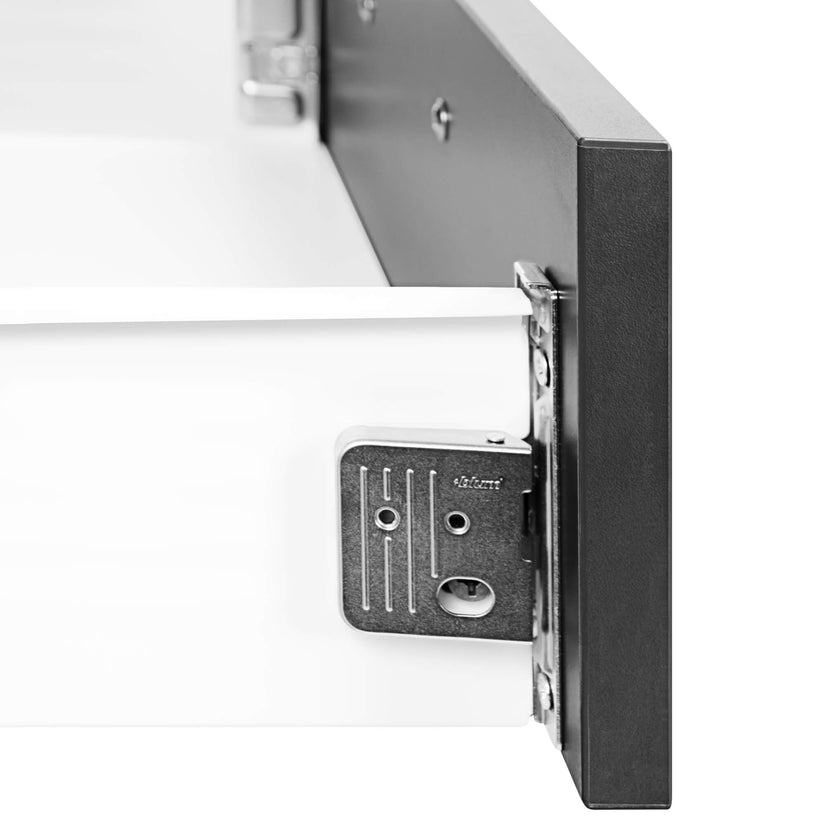 OPTIMA roll container | 3 drawers + 1 small parts compartment, 600 mm deep, anthracite
