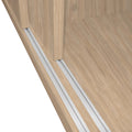 UNI Armoire à portes coulissantes | 3 classeurs, 1000 x 1143 mm, chêne ambré - 5 Thumbnail Image