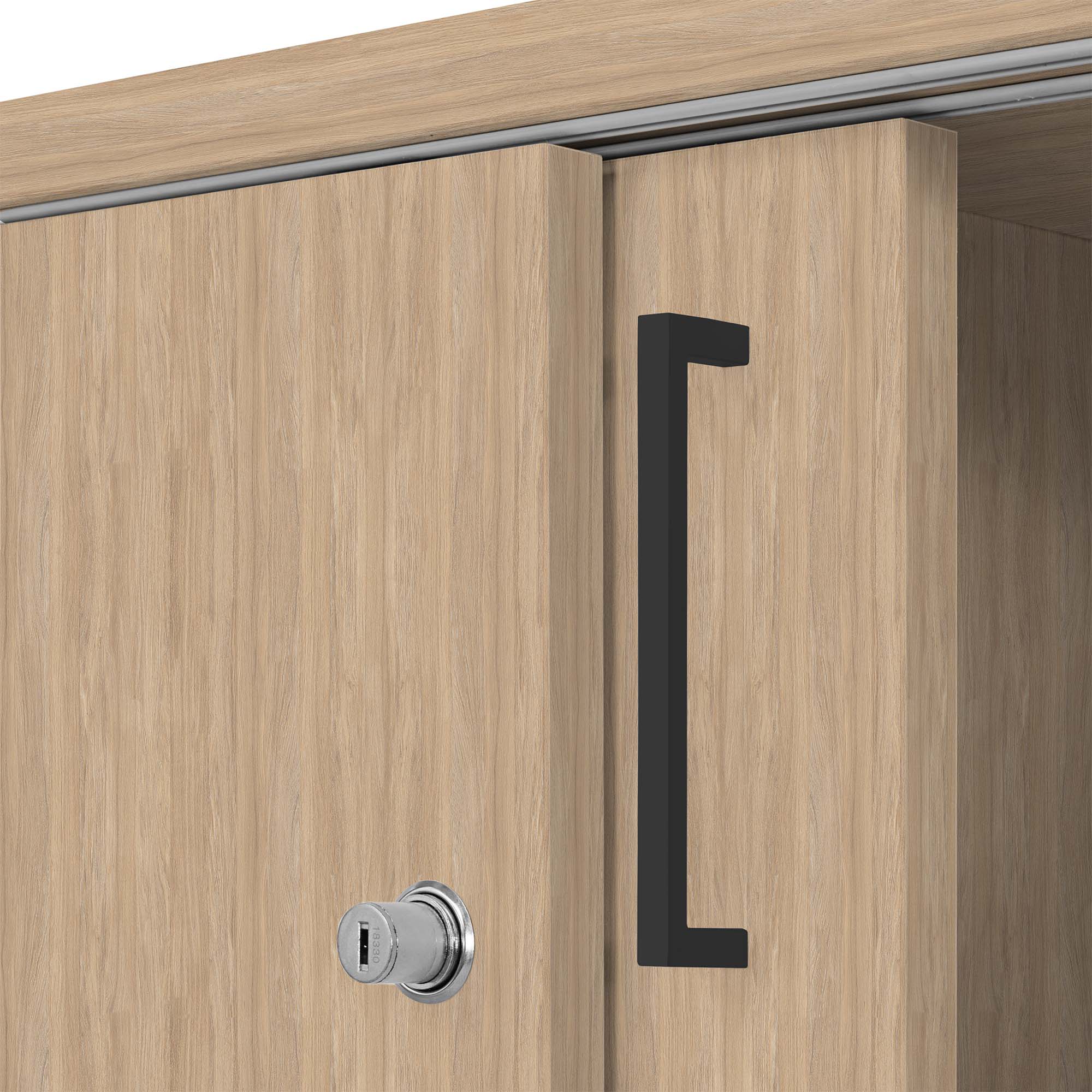 UNI Sliding door cabinet | 2 Oh, 1200 x 777 mm, amber oak