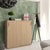UNI Cabinet di porta scorrevole | 3 OH, 1200 x 1143 mm, quercia ambra
