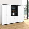 UNI Storage wall | 5 OH, 2400 x 1897 mm, Anthracite / White - 1 Thumbnail Image