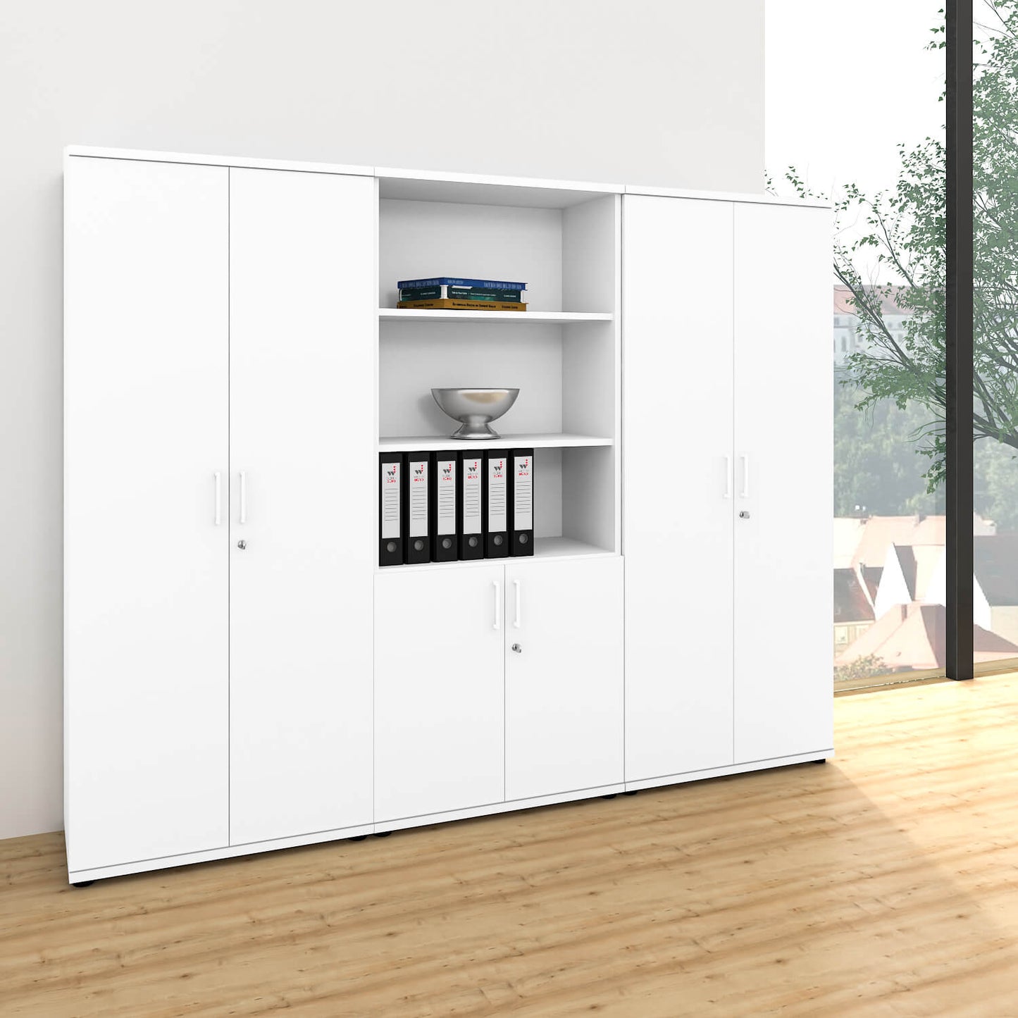 UNI Mur mur | 5 oh, 2400 x 1897 mm, blanc