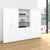 UNI Schrankwand | 5 OH, 2400 x 1897 mm, Weiß