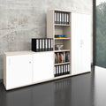 UNI Cabinet wall | 5 OH, 2600 x 1897 mm, Maple / White - 1 Thumbnail Image