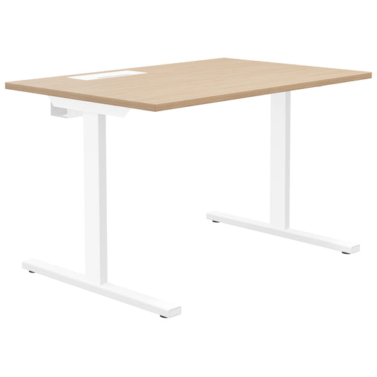 T-EASY Bureau | 1200 x 800 mm, électrifié, chêne ambre