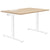 T-EASY desk | 1200 x 800 mm, electrified, amber oak