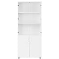 UNI Armadio vetrina | 5 OH, 800 x 1897 mm, bianco - 3 Thumbnail Image