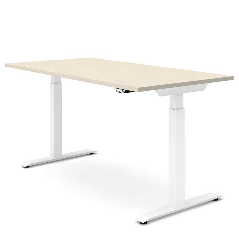 ACTIVE Scrivania | Regolabile elettricamente in altezza, 1600 x 800 mm, acero