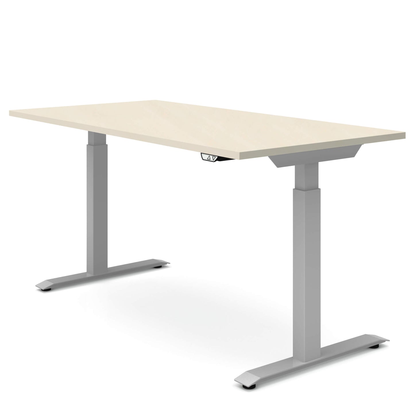 ACTIVE Scrivania | Regolabile elettricamente in altezza, 1600 x 800 mm, acero