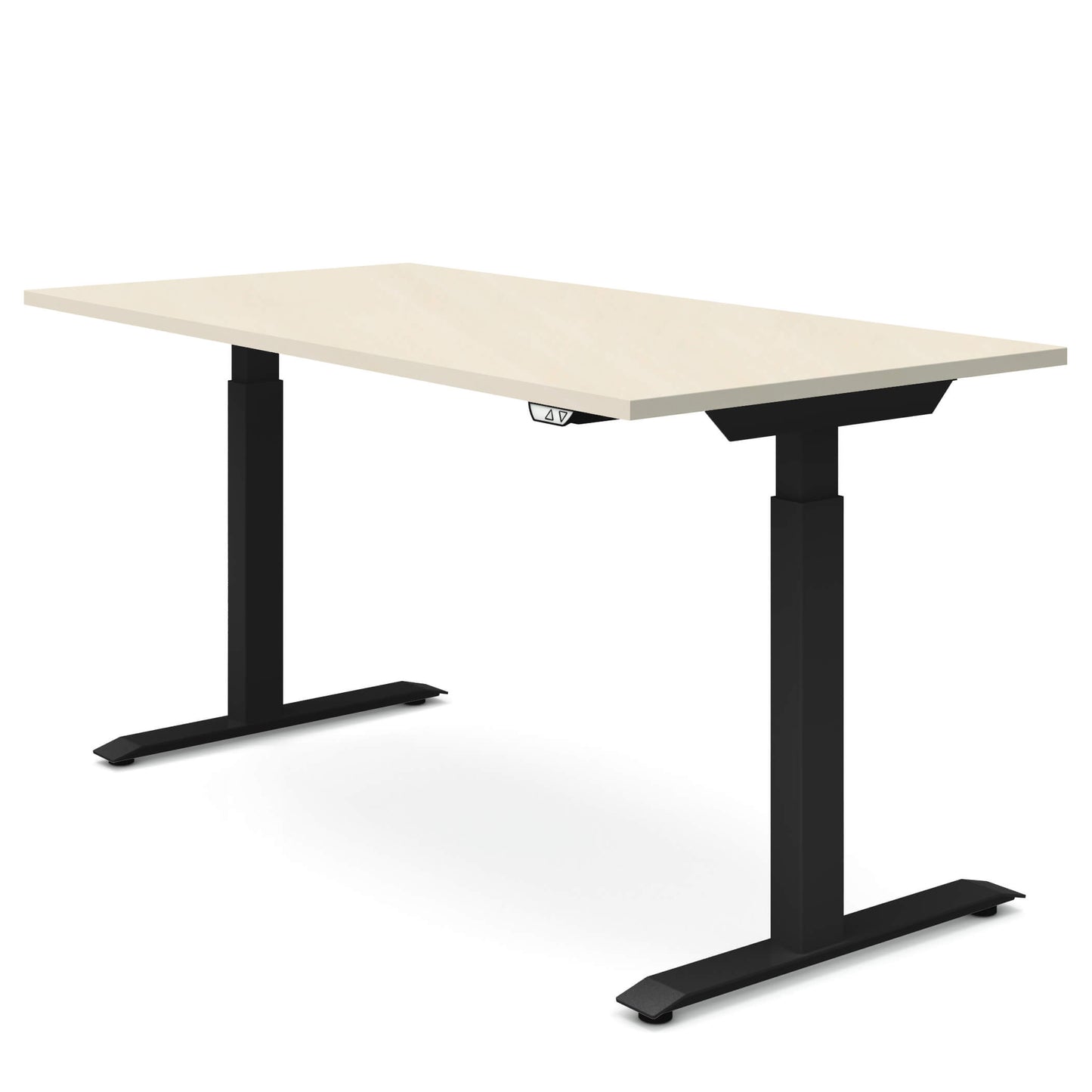 ACTIVE desk | Electrically height adjustable, 1600 x 800 mm, maple
