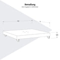 Platinum SORRENTO Schirmständer | Mit Rollen, Granit, 90 kg - 4 Thumbnail Image
