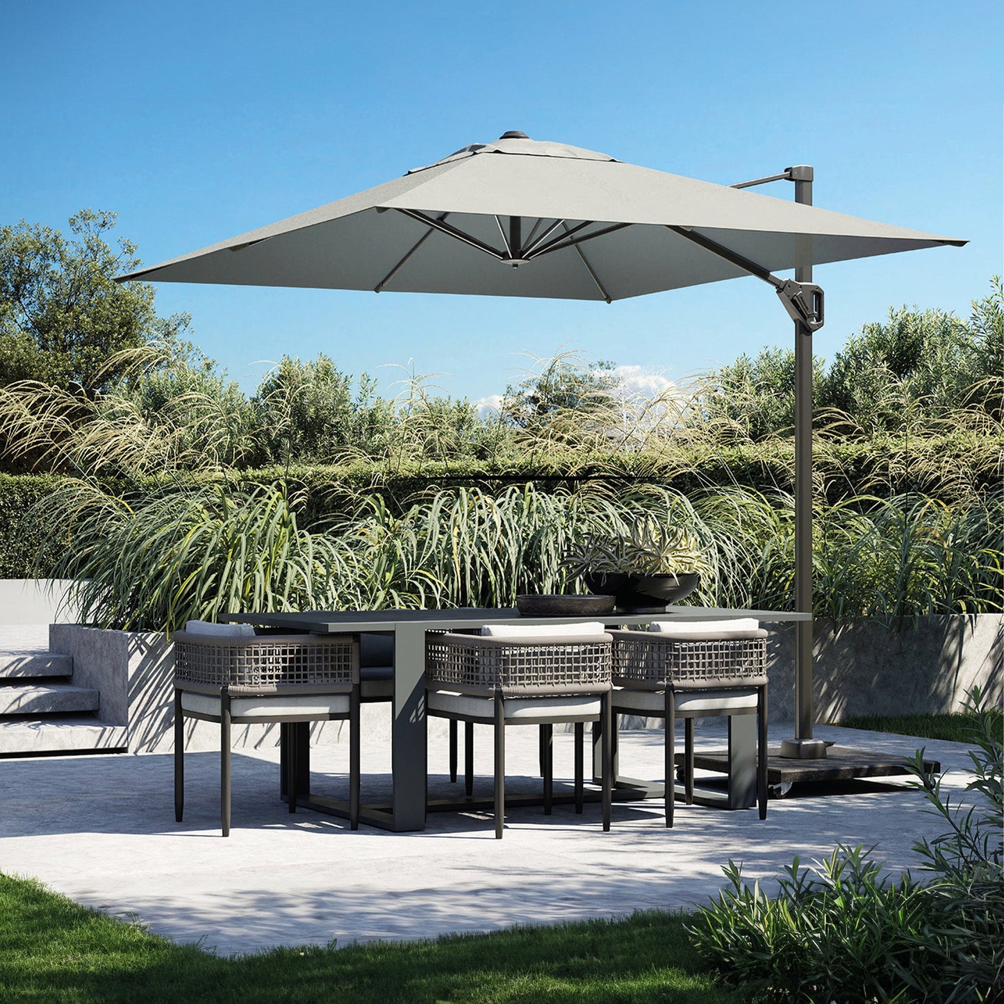 Platinum VOYAGER T1 Ampelschirm | 2500-3000 x 2000-3000 mm, 360° drehbar