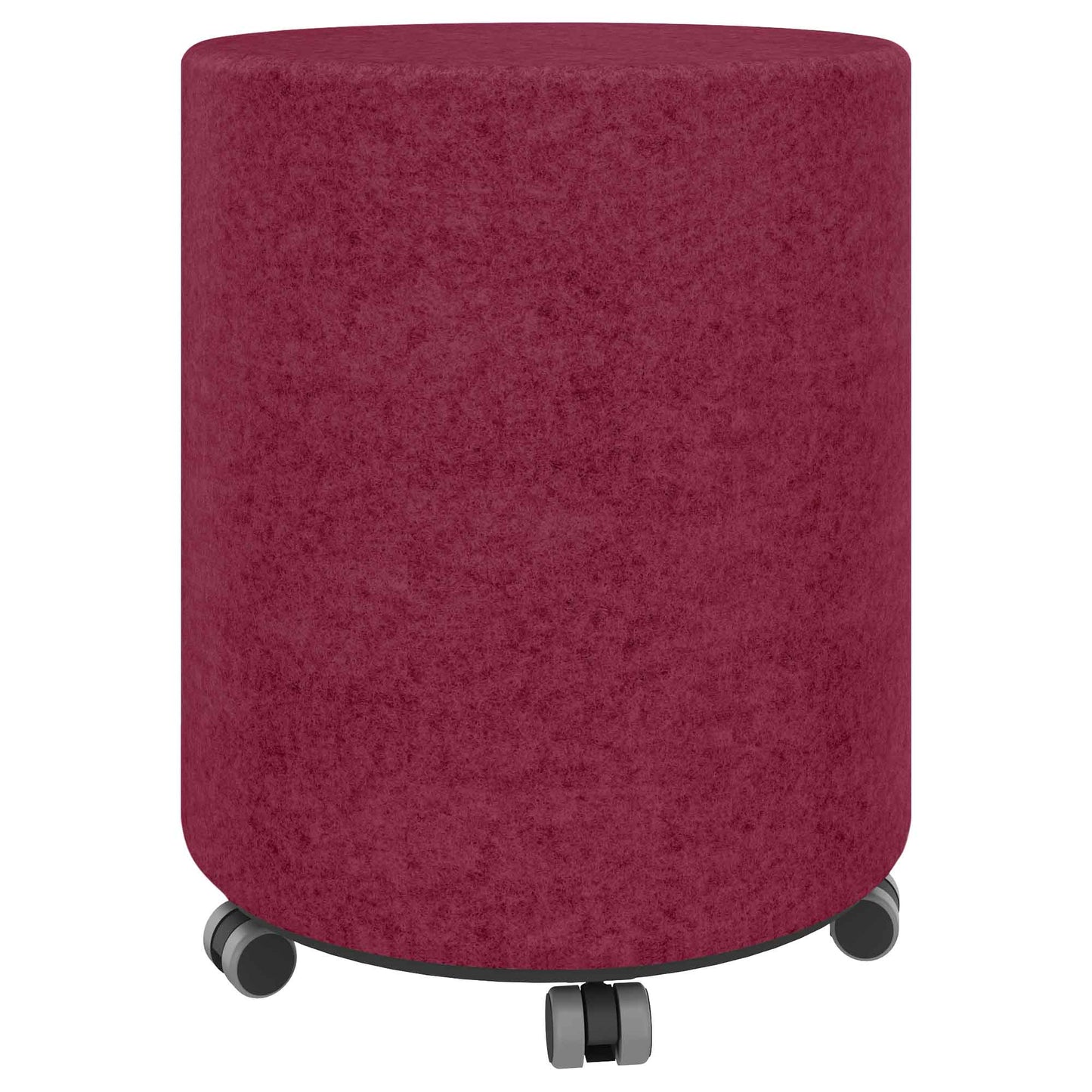 GIRO Pouf / tabouret de siège | Rollbar, Ø 400 mm, couvercles de laine Velito / Synergy