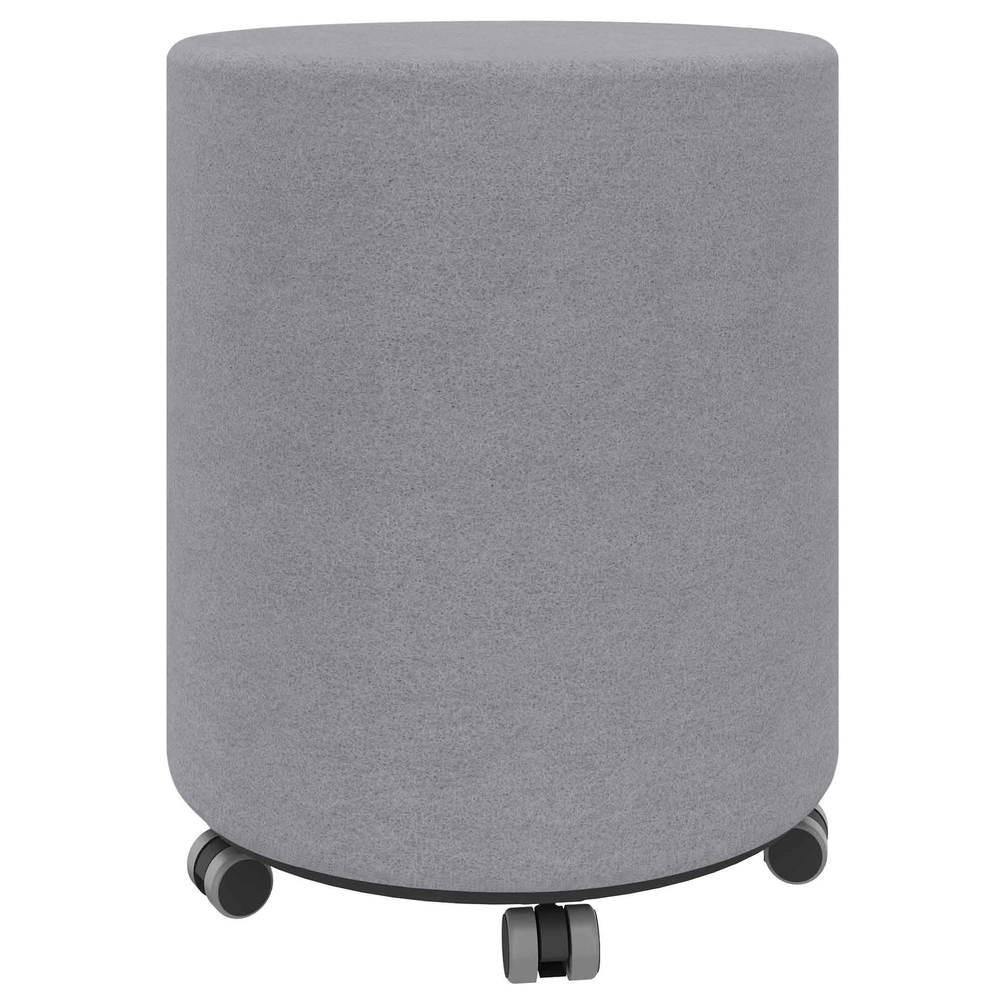 GIRO Pouf / tabouret de siège | Rollbar, Ø 400 mm, couvercles de laine Velito / Synergy