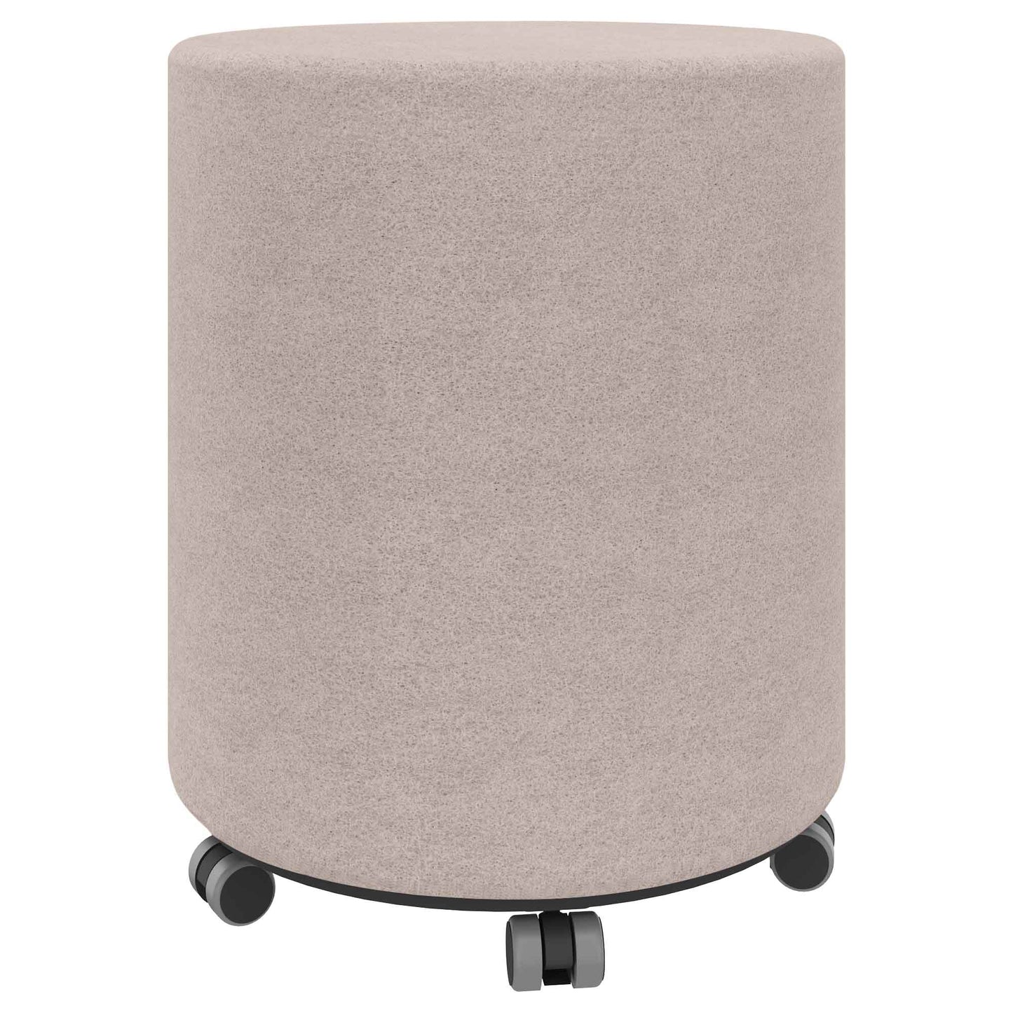 GIRO Pouf / tabouret de siège | Rollbar, Ø 400 mm, couvercles de laine Velito / Synergy