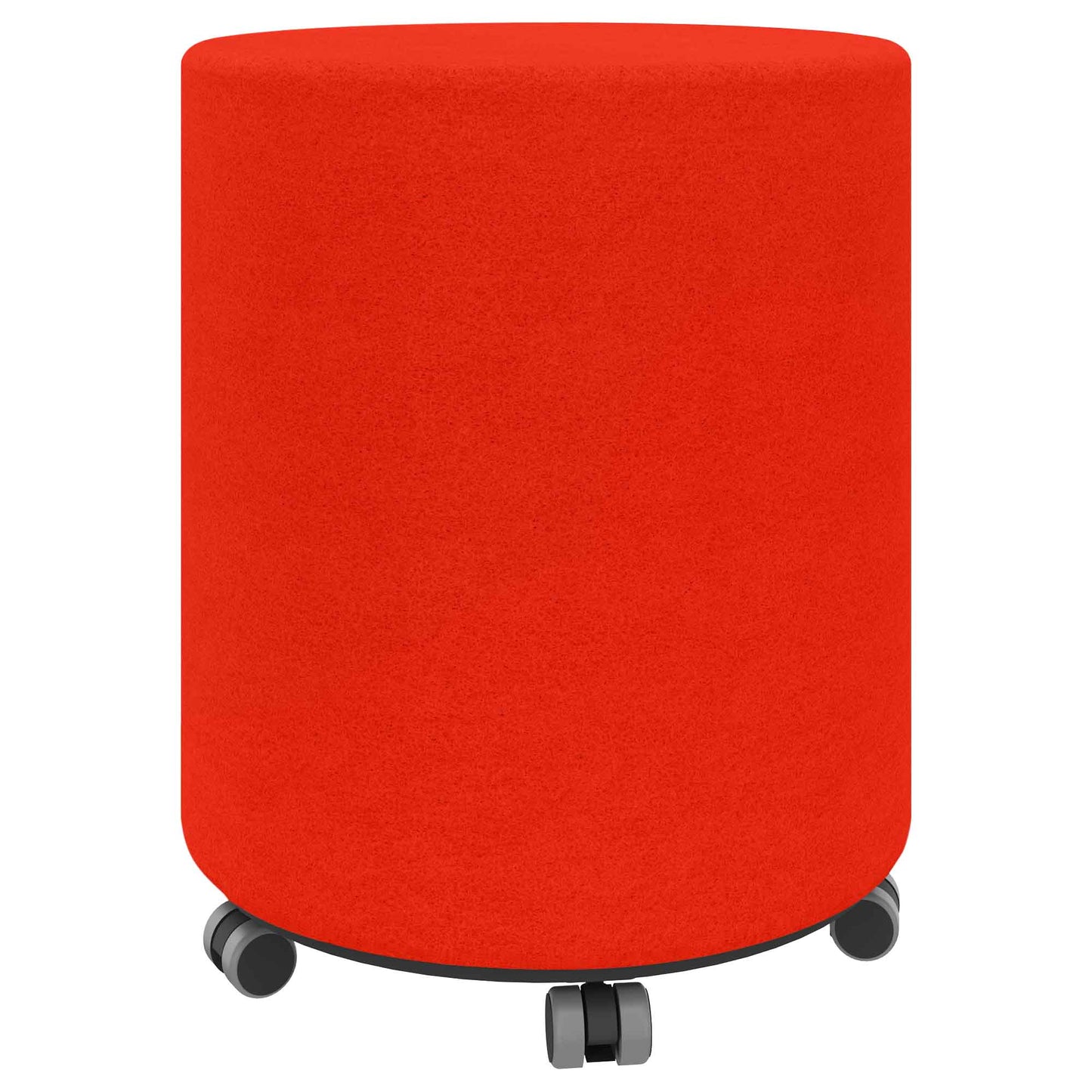 GIRO Pouf / tabouret de siège | Rollbar, Ø 400 mm, couvercles de laine Velito / Synergy