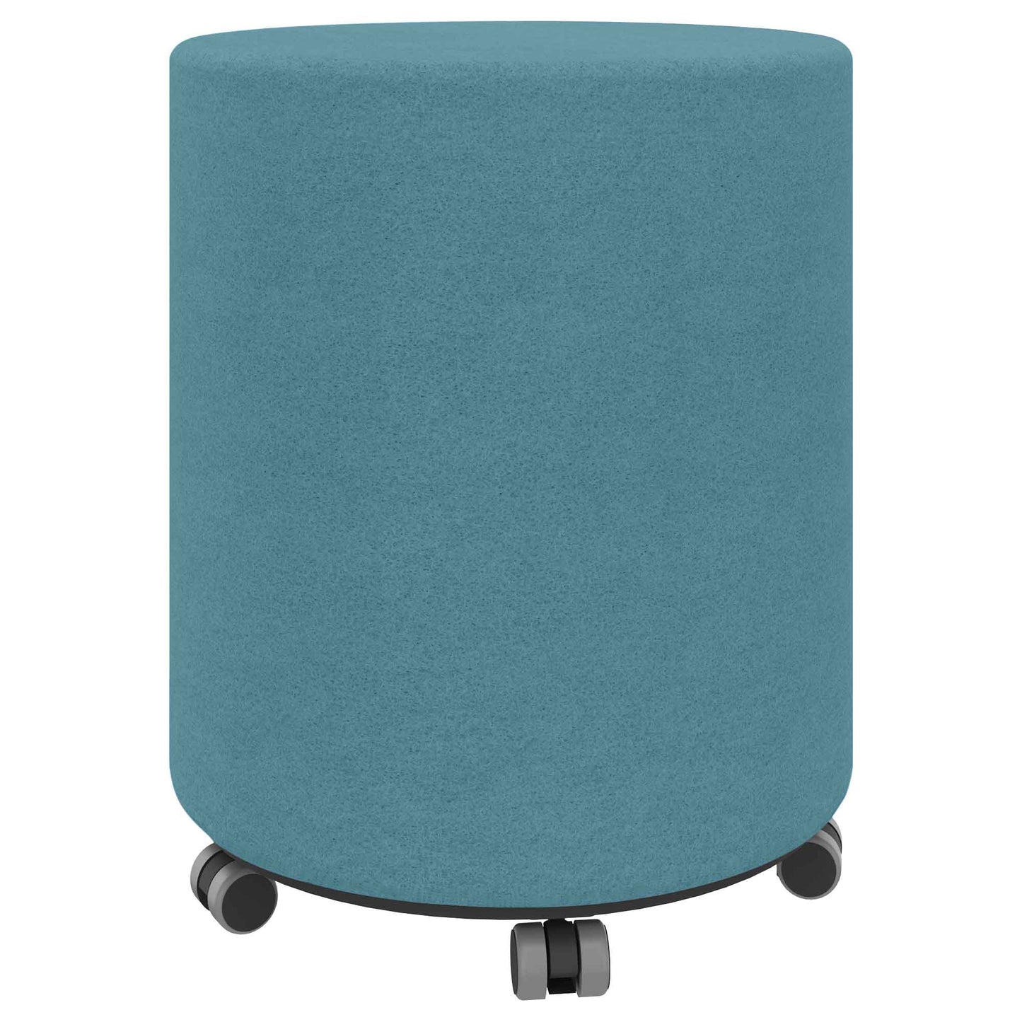 GIRO Pouf / tabouret de siège | Rollbar, Ø 400 mm, couvercles de laine Velito / Synergy