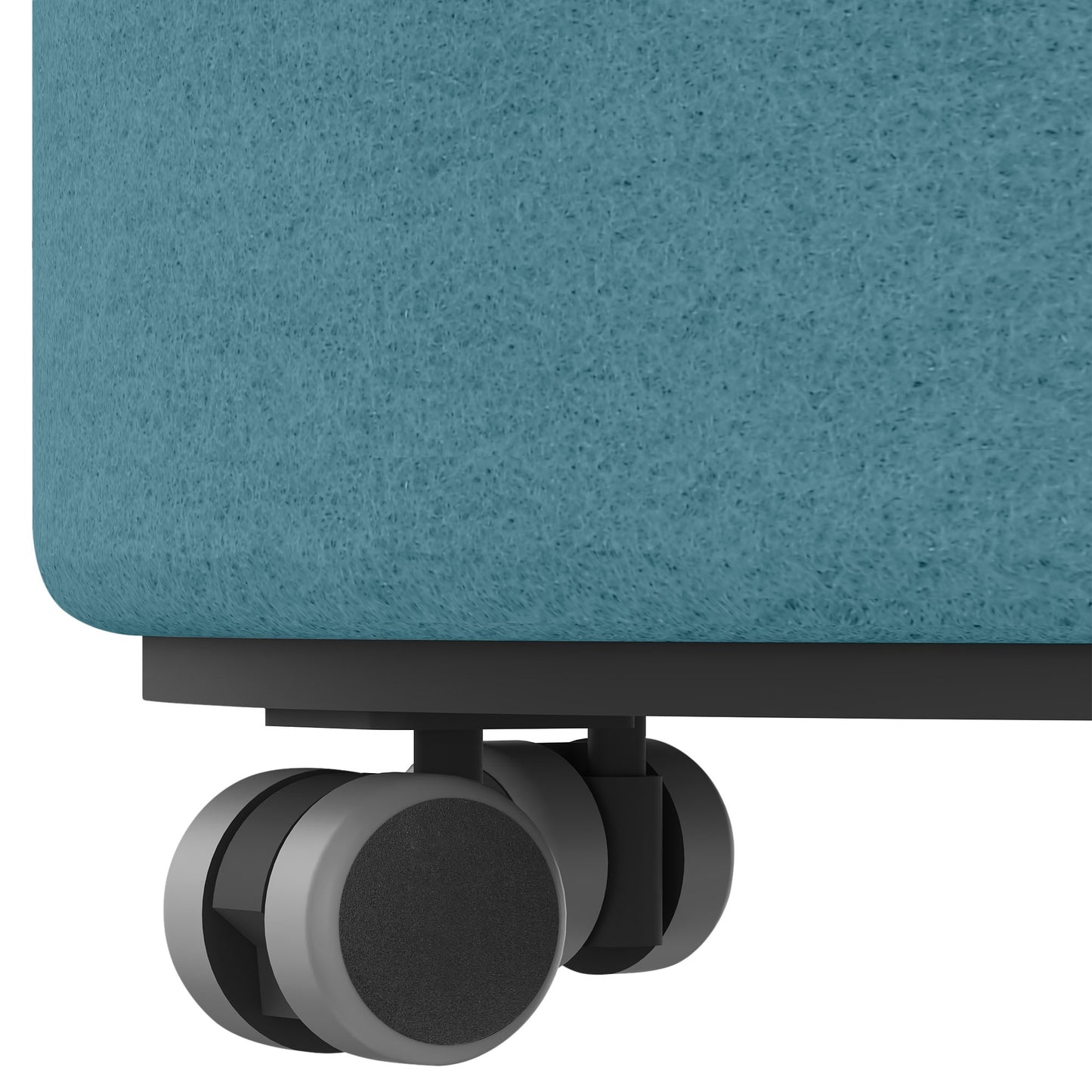 GIRO Pouf / tabouret de siège | Rollbar, Ø 400 mm, couvercles de laine Velito / Synergy