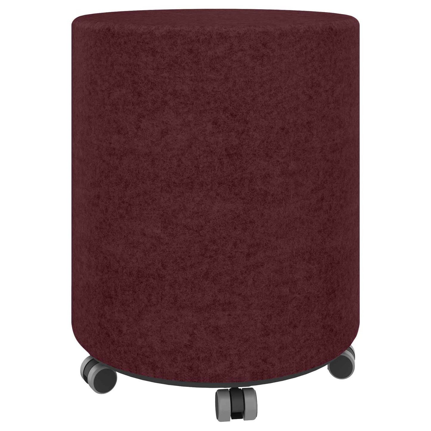 GIRO Pouf / tabouret de siège | Rollbar, Ø 400 mm, couvercles de laine Velito / Synergy
