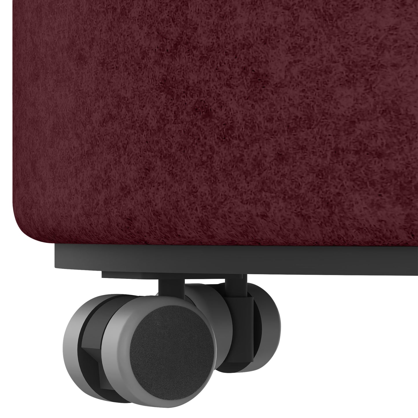 GIRO Pouf / tabouret de siège | Rollbar, Ø 400 mm, couvercles de laine Velito / Synergy
