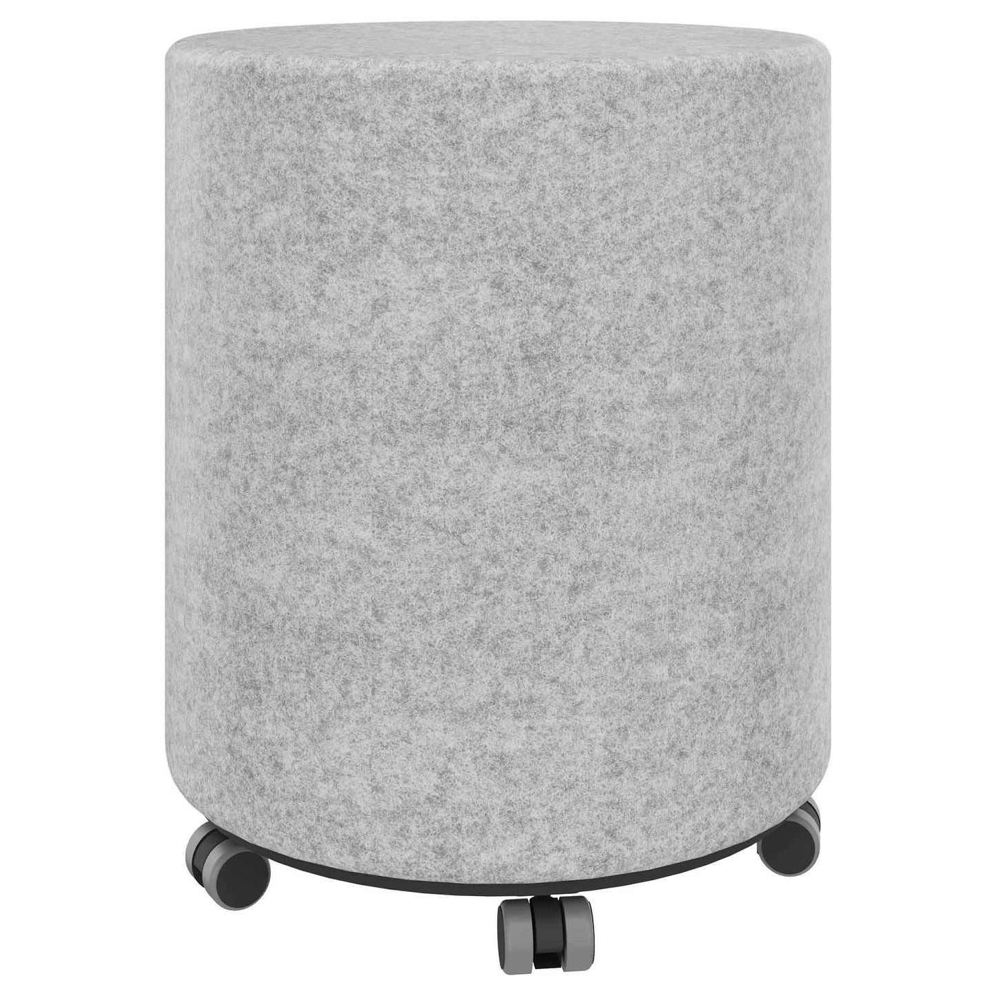 GIRO Pouf / tabouret de siège | Rollbar, Ø 400 mm, couvercles de laine Velito / Synergy