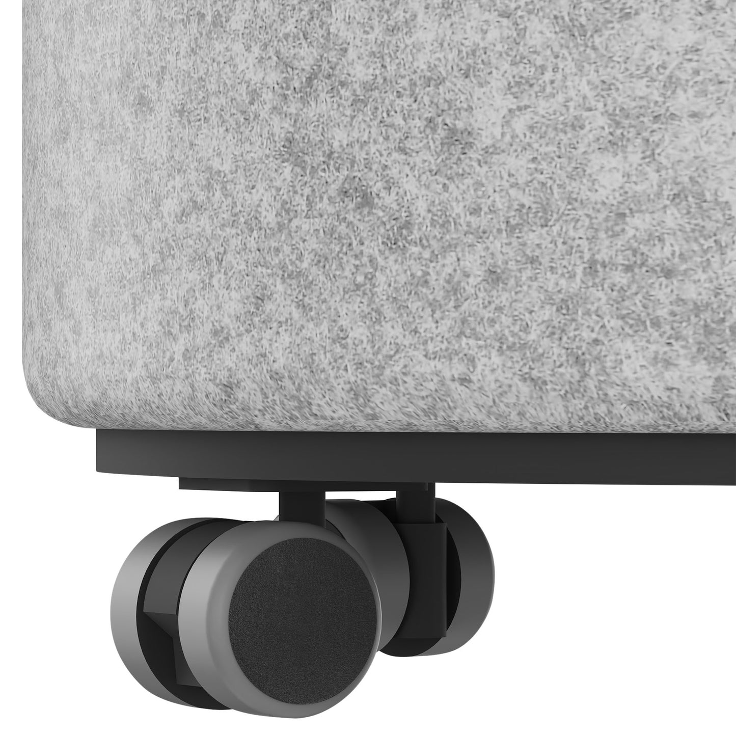 GIRO Pouf / tabouret de siège | Rollbar, Ø 400 mm, couvercles de laine Velito / Synergy