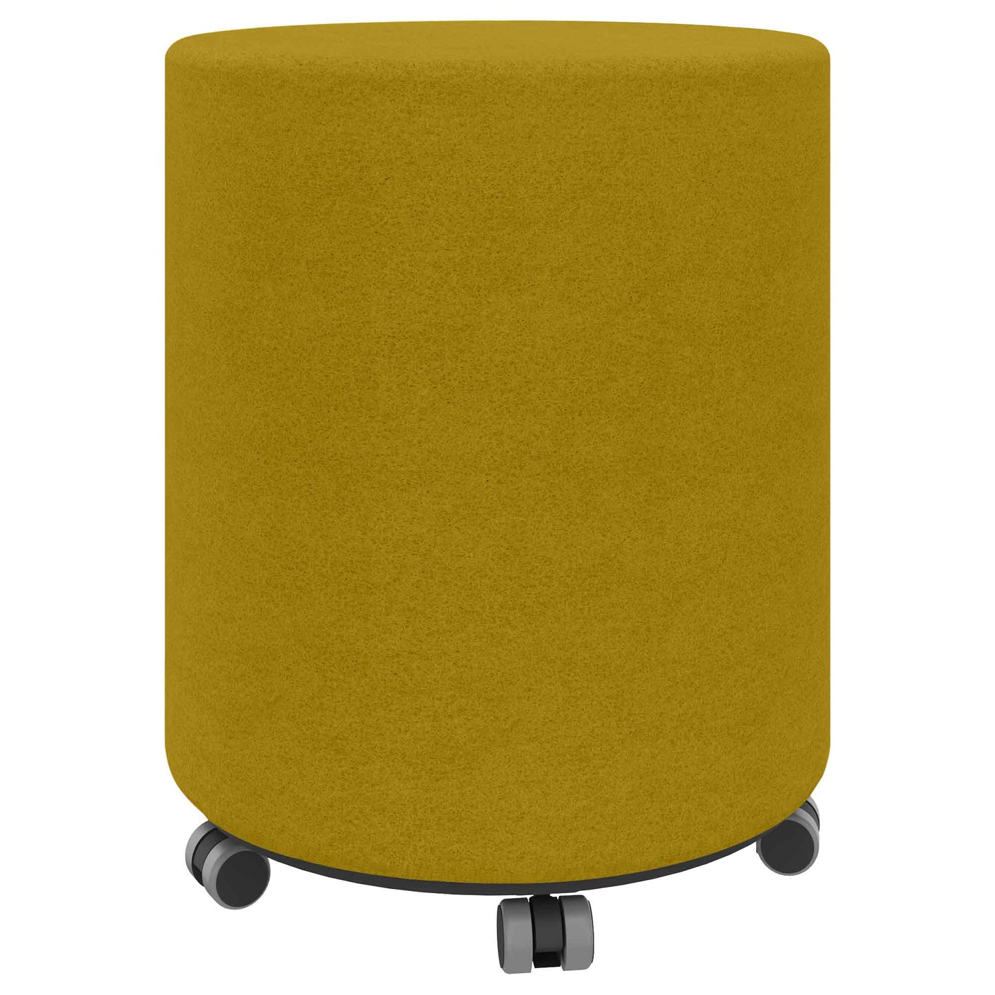 GIRO Pouf / tabouret de siège | Rollbar, Ø 400 mm, couvercles de laine Velito / Synergy