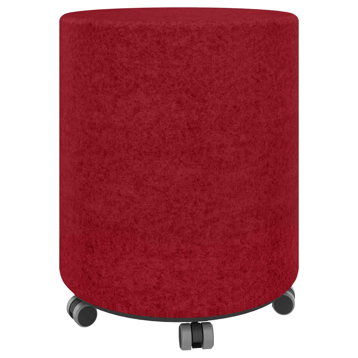 GIRO Sgabello Pouf / sedile | Rollbar, Ø 400 mm, coperture di lana velio / sinergia