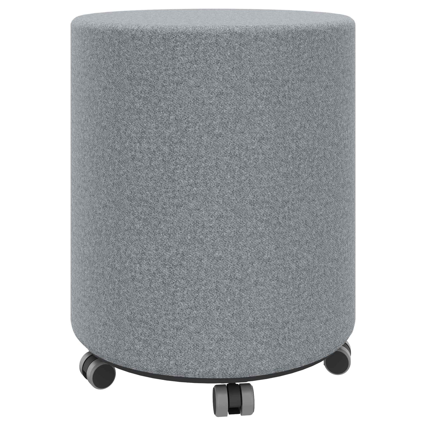 GIRO Pouf / tabouret de siège | Rollbar, Ø 400 mm, couvercles de laine Velito / Synergy