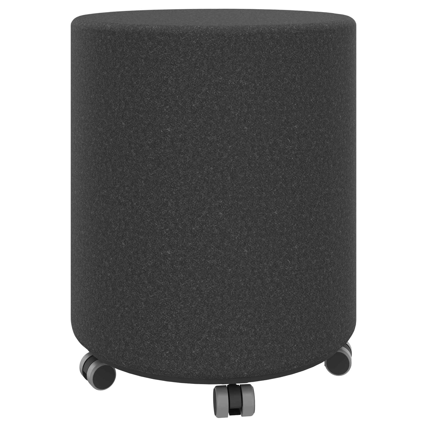 GIRO Pouf / tabouret de siège | Rollbar, Ø 400 mm, couvercles de laine Velito / Synergy