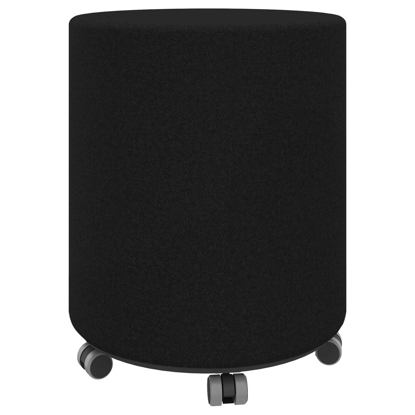GIRO Pouf / tabouret de siège | Rollbar, Ø 400 mm, couvercles de laine Velito / Synergy