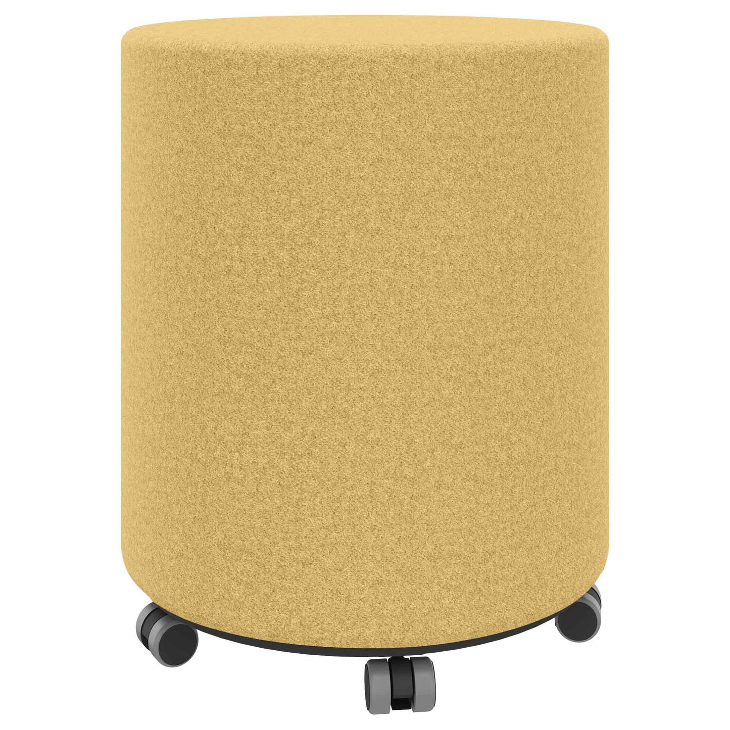 GIRO Pouf / tabouret de siège | Rollbar, Ø 400 mm, couvercles de laine Velito / Synergy
