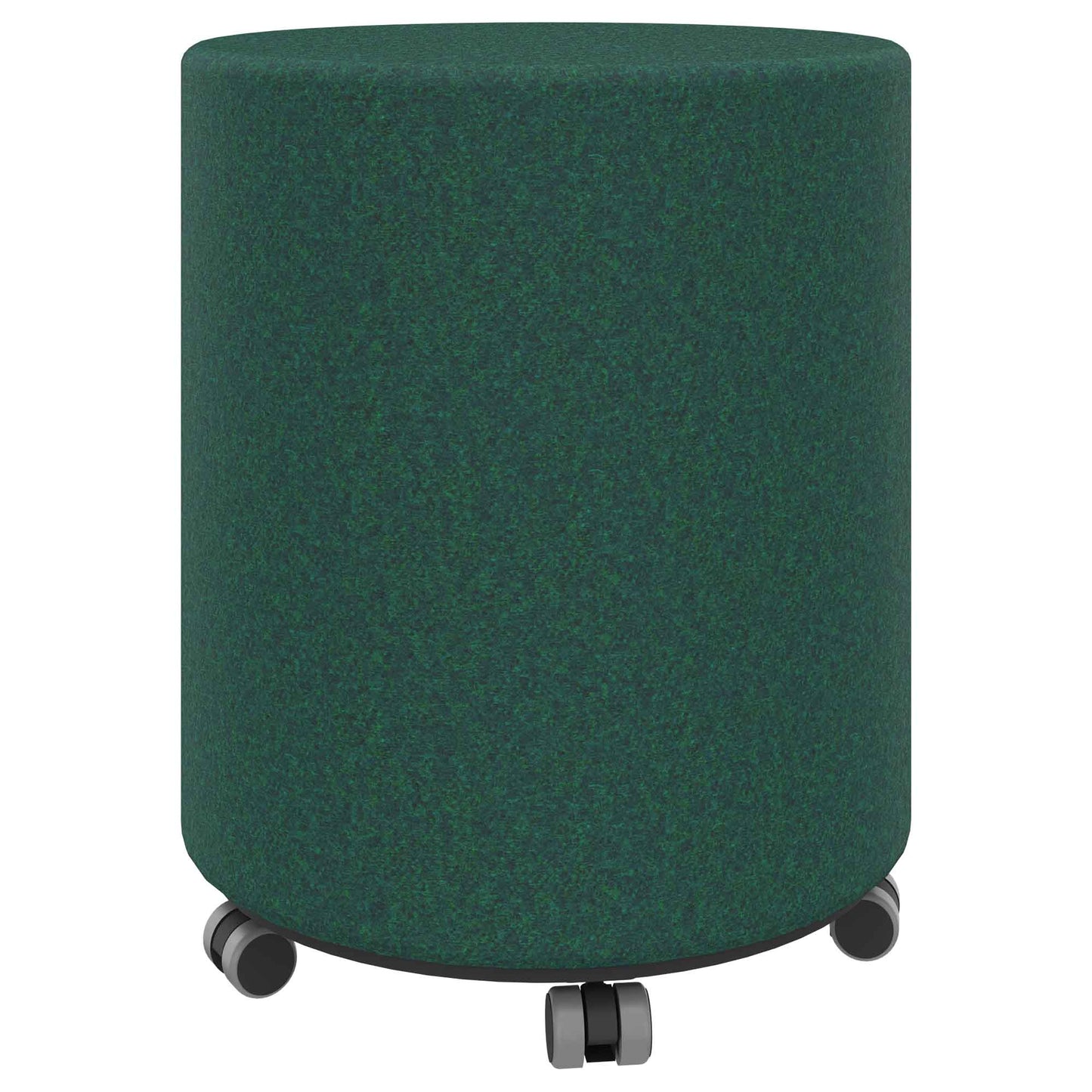 GIRO Pouf / tabouret de siège | Rollbar, Ø 400 mm, couvercles de laine Velito / Synergy