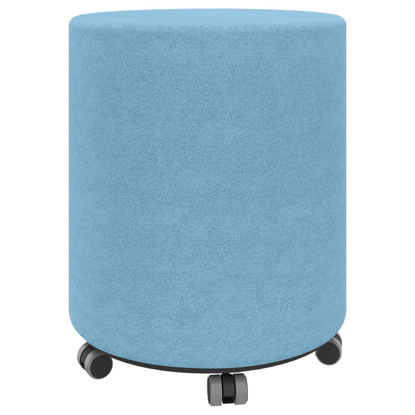 GIRO Pouf / tabouret de siège | Rollbar, Ø 400 mm, couvercles de laine Velito / Synergy