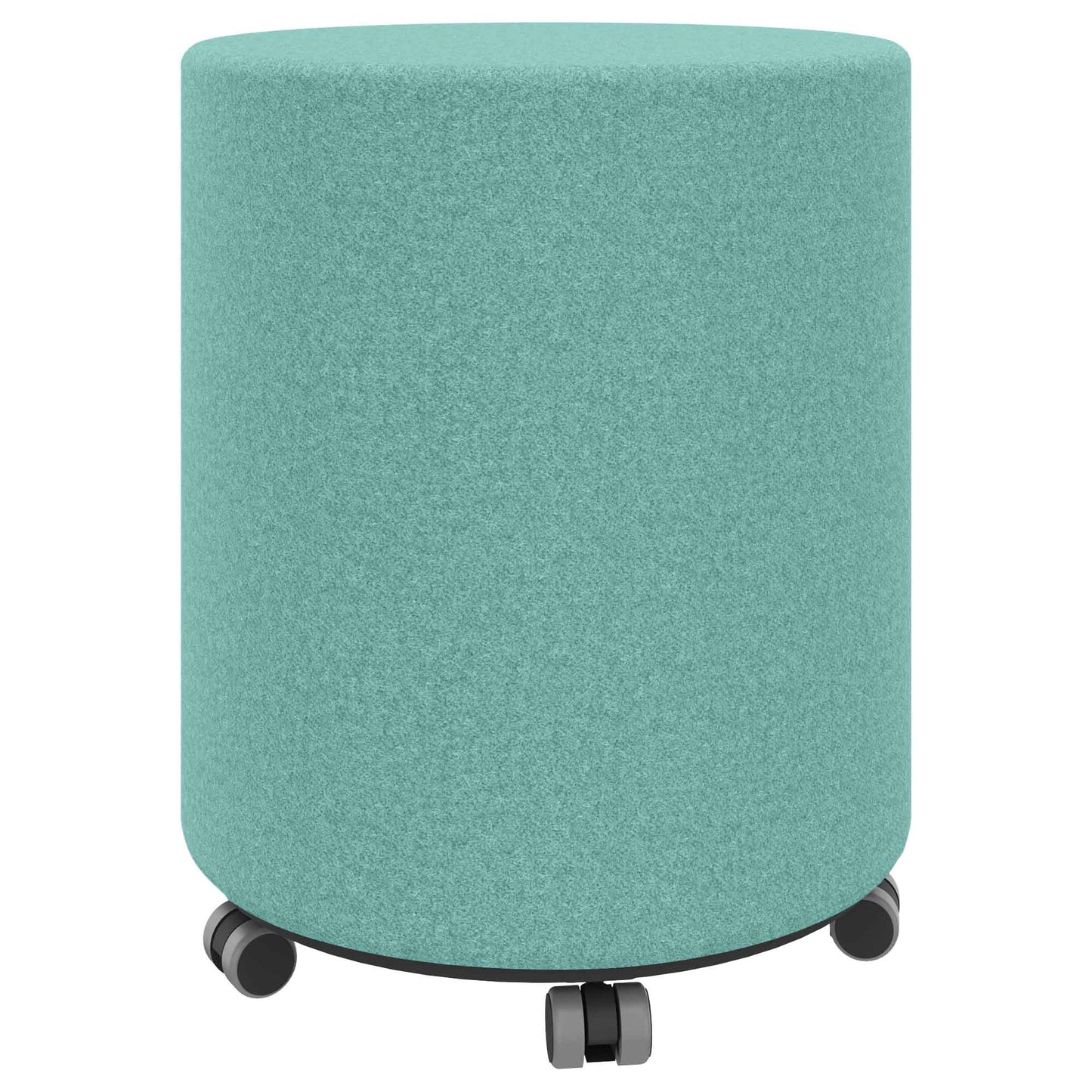 GIRO Pouf / tabouret de siège | Rollbar, Ø 400 mm, couvercles de laine Velito / Synergy