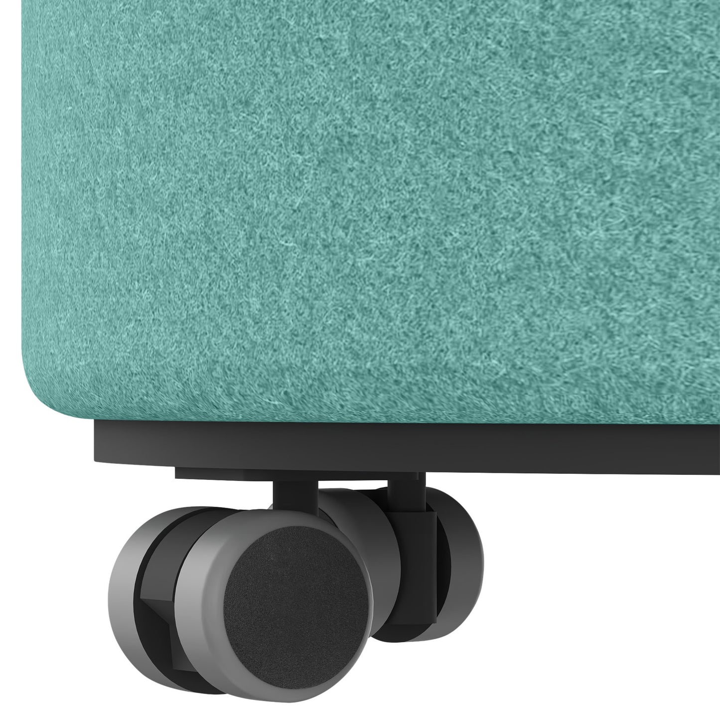 GIRO Pouf / tabouret de siège | Rollbar, Ø 400 mm, couvercles de laine Velito / Synergy