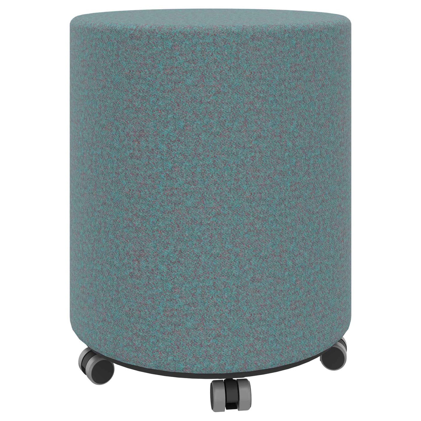 GIRO Pouf / tabouret de siège | Rollbar, Ø 400 mm, couvercles de laine Velito / Synergy