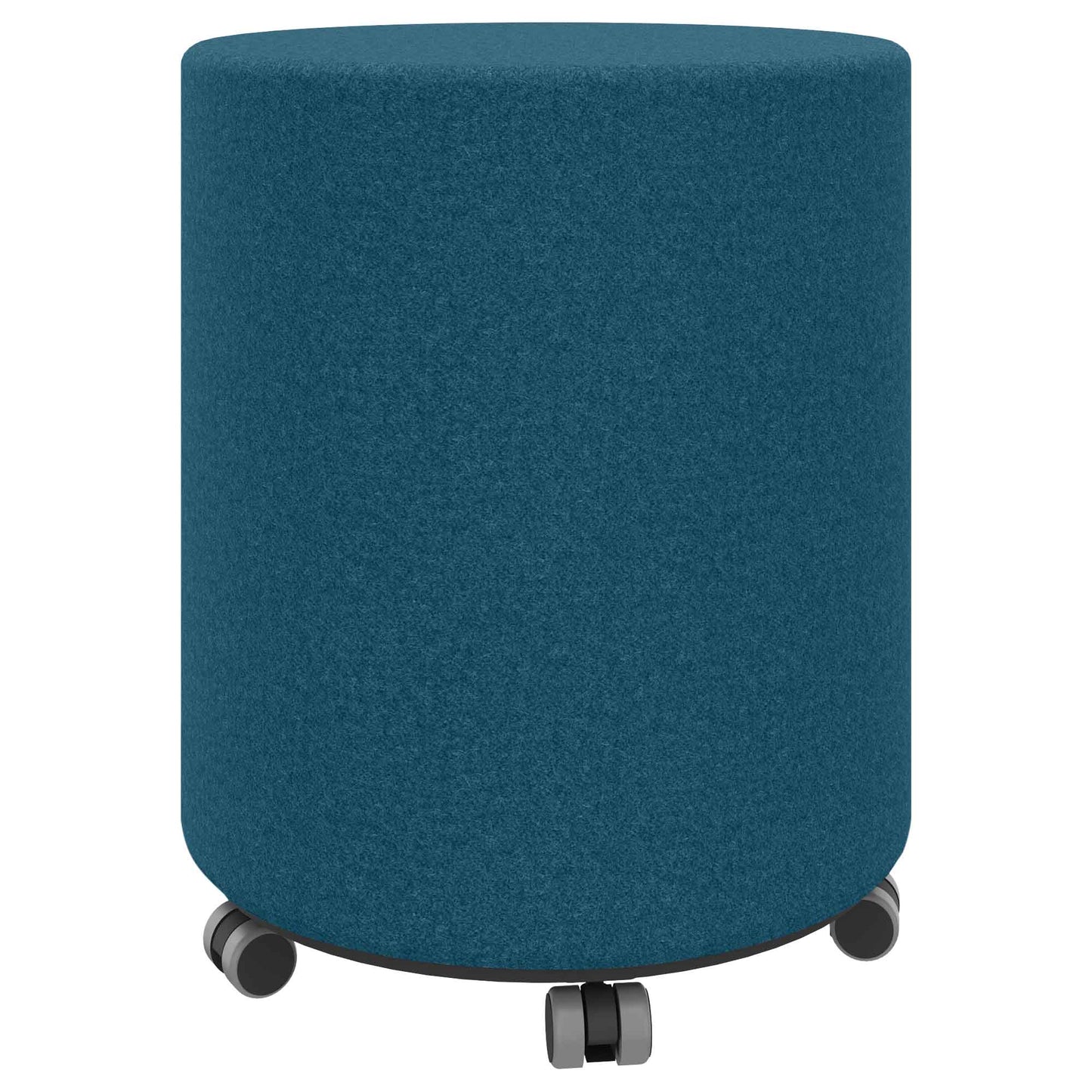 GIRO Pouf / tabouret de siège | Rollbar, Ø 400 mm, couvercles de laine Velito / Synergy