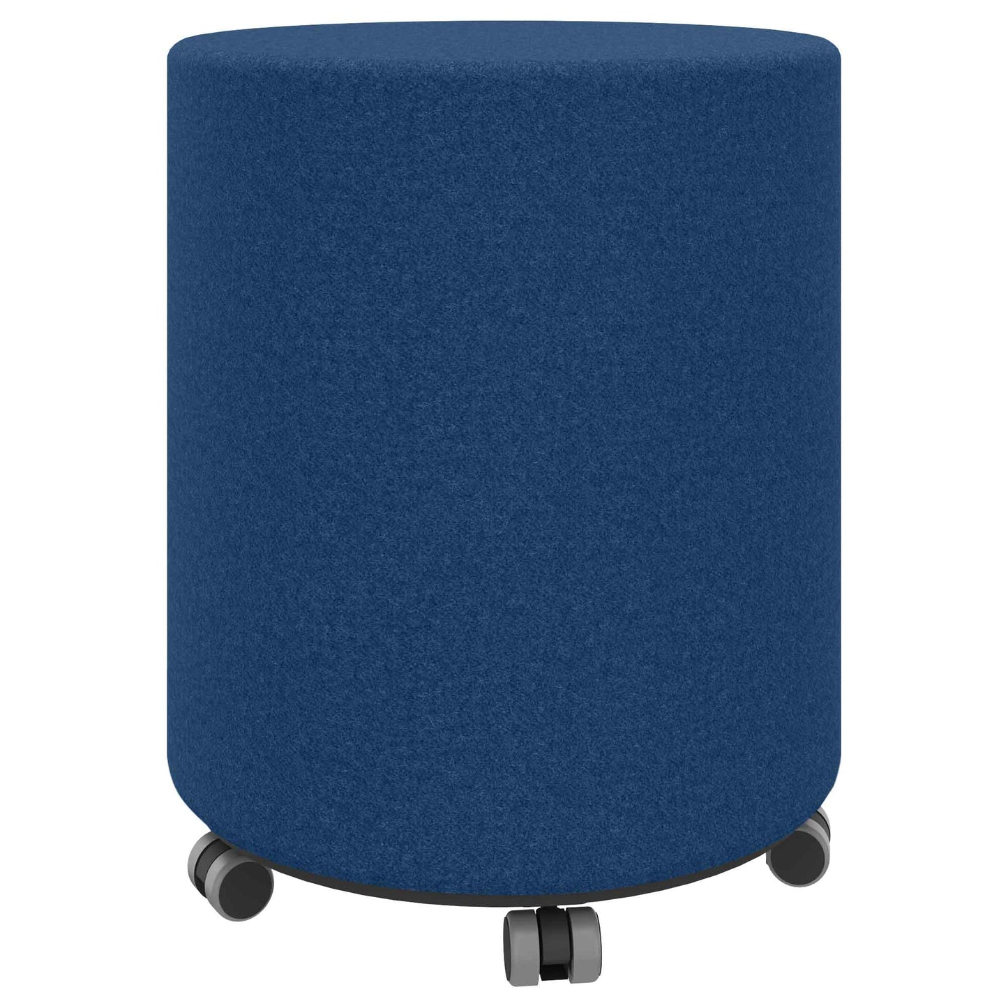 GIRO Pouf / tabouret de siège | Rollbar, Ø 400 mm, couvercles de laine Velito / Synergy